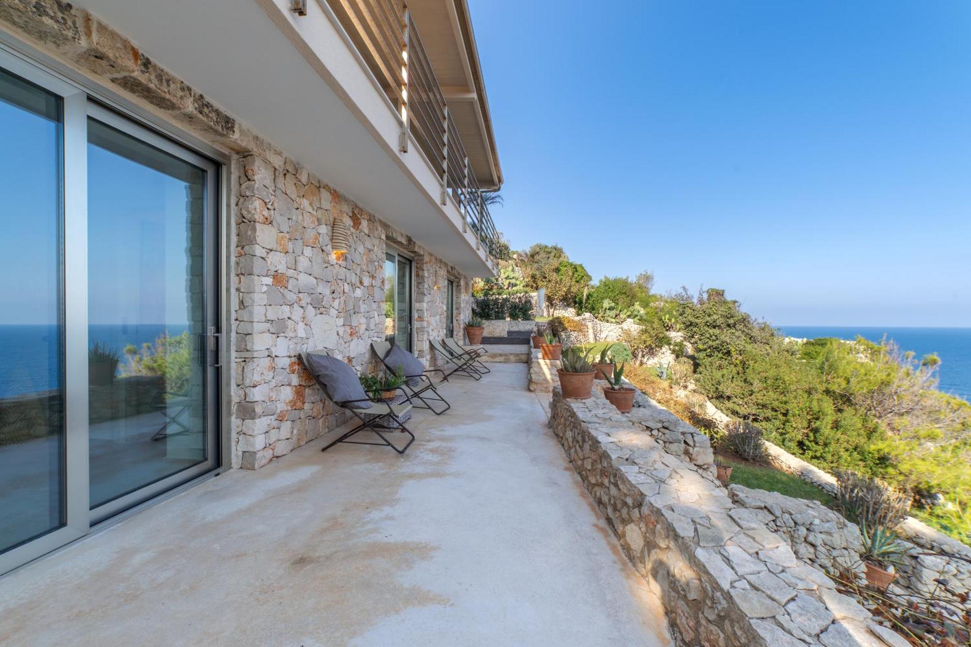 Villa Cliff Gagliano del Capo Exteriör bild