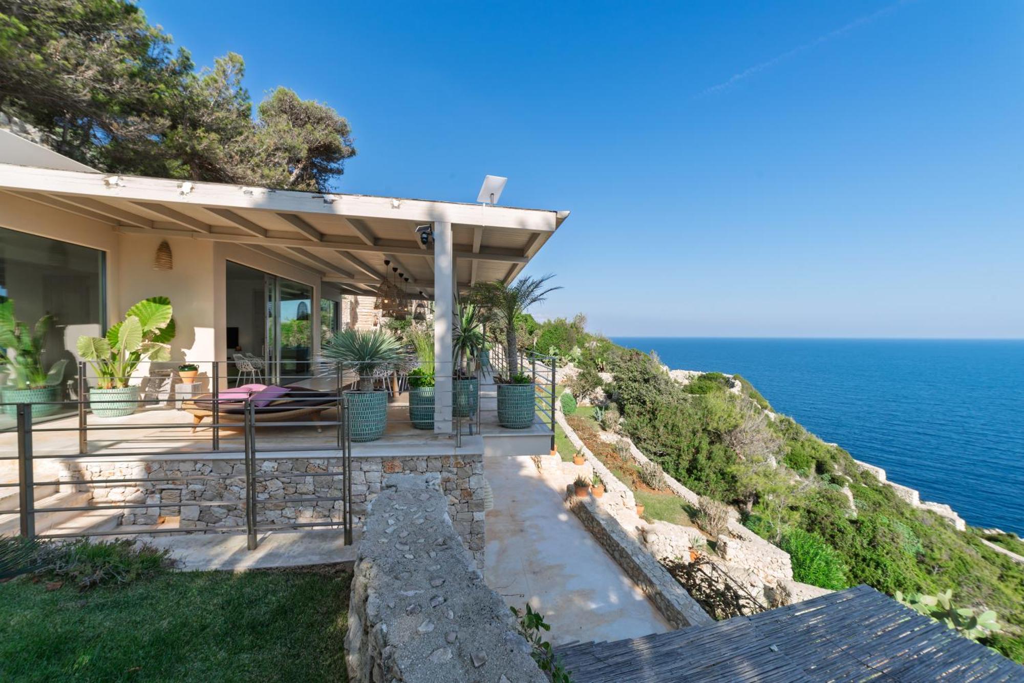 Villa Cliff Gagliano del Capo Exteriör bild